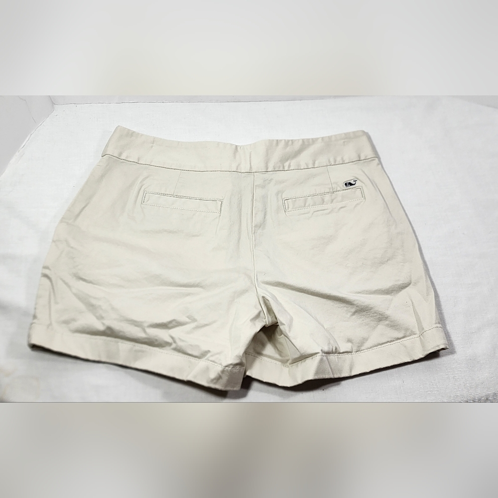 ❤️ VINEYARD VINES WOMEN'S CHINO SHORTS SIZE 4, KHAKI / SAND ❤️ - Picture 11 of 12